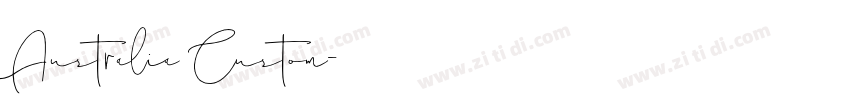 Australia Custom字体转换